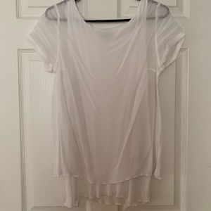 White Viscose Top